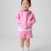 Vintagesoft-hoodie met rits voor Baby & Peuter