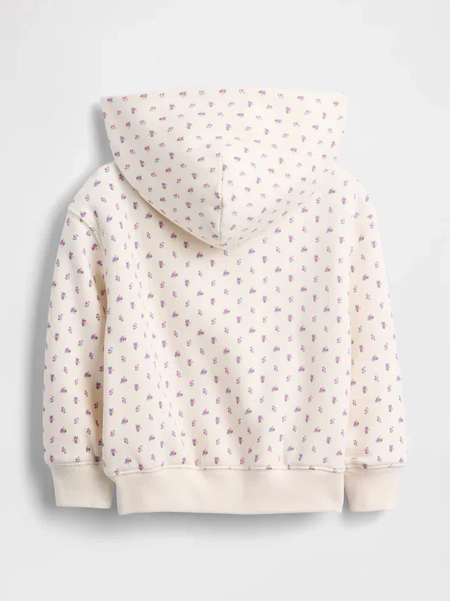 Vintagesoft-hoodie met rits voor Baby & Peuter