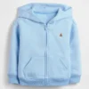 Vintagesoft-hoodie met rits voor Baby & Peuter