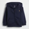 Vintagesoft-hoodie met rits voor Baby & Peuter