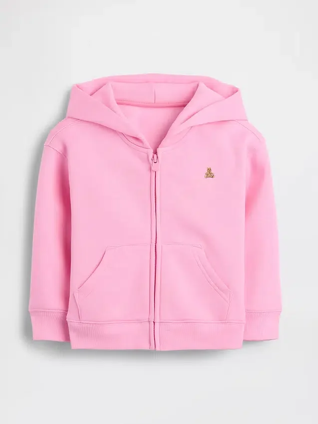 Vintagesoft-hoodie met rits voor Baby & Peuter