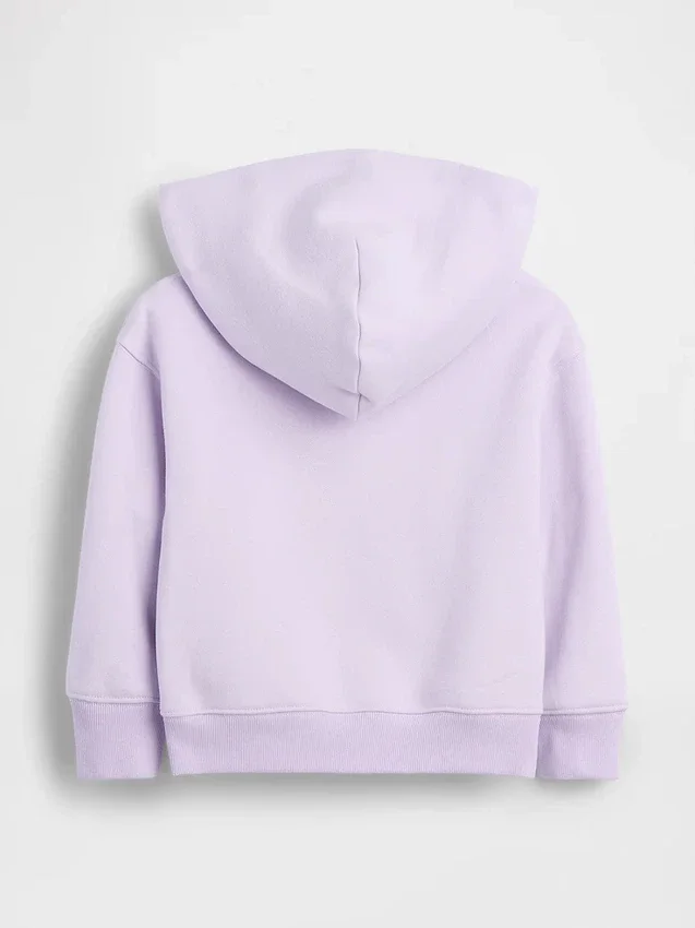 Vintagesoft-hoodie met rits voor Baby & Peuter
