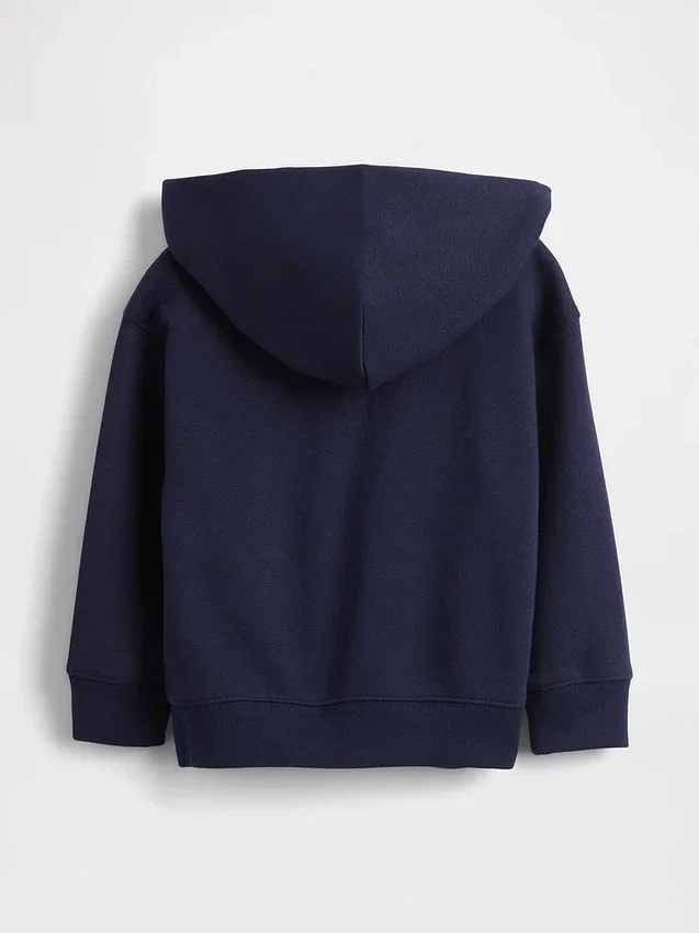 Vintagesoft-hoodie met rits voor Baby & Peuter