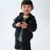 Vintagesoft-hoodie met rits voor Baby & Peuter