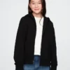 Vintagesoft-hoodie met rits voor kinderen