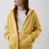 Vintagesoft-hoodie met rits voor kinderen