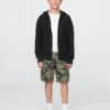 Vintagesoft-hoodie met rits voor kinderen