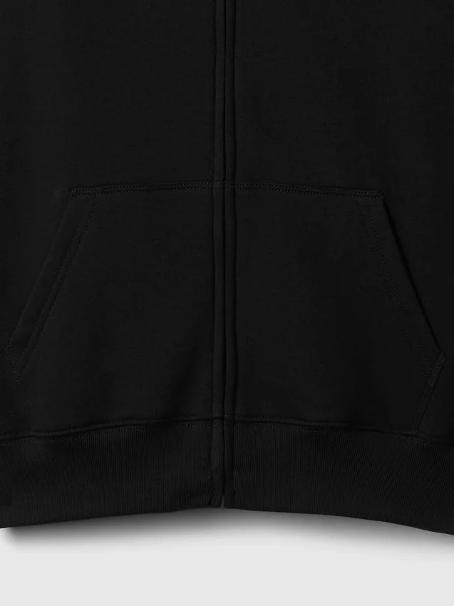 Vintagesoft-hoodie met rits voor kinderen
