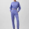 Vintagesoft-joggingbroek met hoge taille en relaxte pasvorm