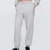 Vintagesoft-joggingbroek met hoge taille en relaxte pasvorm