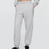 Vintagesoft-joggingbroek met hoge taille en relaxte pasvorm