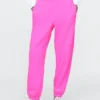 Vintagesoft-joggingbroek met hoge taille en relaxte pasvorm