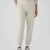Vintagesoft-joggingbroek met hoge taille en relaxte pasvorm