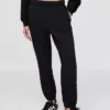 Vintagesoft-joggingbroek met hoge taille en relaxte pasvorm