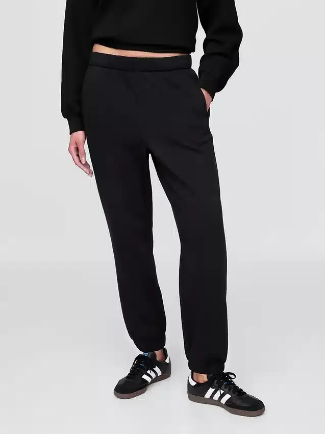 Vintagesoft-joggingbroek met hoge taille en relaxte pasvorm