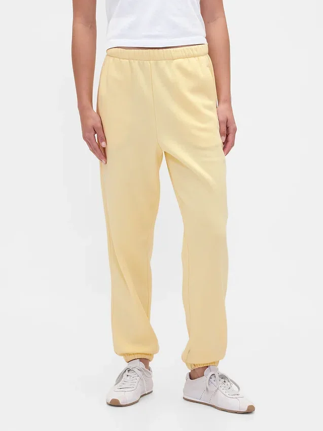 Vintagesoft-joggingbroek met hoge taille en relaxte pasvorm