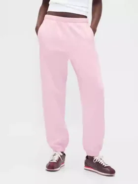 Vintagesoft-joggingbroek met hoge taille en relaxte pasvorm
