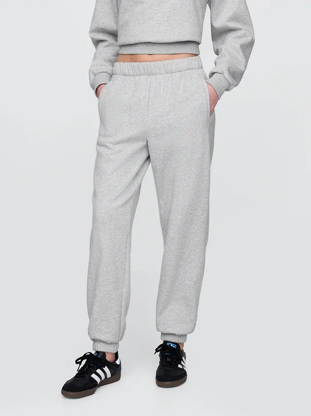 Vintagesoft-joggingbroek met hoge taille en relaxte pasvorm