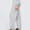 Vintagesoft-joggingbroek met hoge taille en relaxte pasvorm