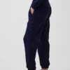 Vintagesoft-joggingbroek met hoge taille en relaxte pasvorm