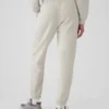 Vintagesoft-joggingbroek met hoge taille en relaxte pasvorm