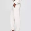 Vintagesoft-joggingbroek met hoge taille en relaxte pasvorm