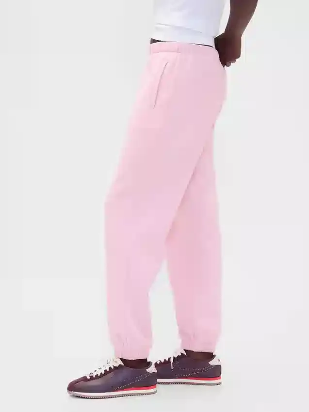 Vintagesoft-joggingbroek met hoge taille en relaxte pasvorm