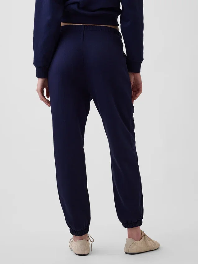 Vintagesoft-joggingbroek met hoge taille en relaxte pasvorm
