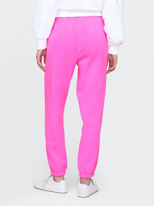Vintagesoft-joggingbroek met hoge taille en relaxte pasvorm