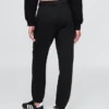 Vintagesoft-joggingbroek met hoge taille en relaxte pasvorm