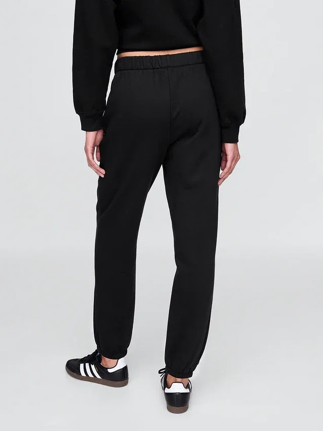 Vintagesoft-joggingbroek met hoge taille en relaxte pasvorm
