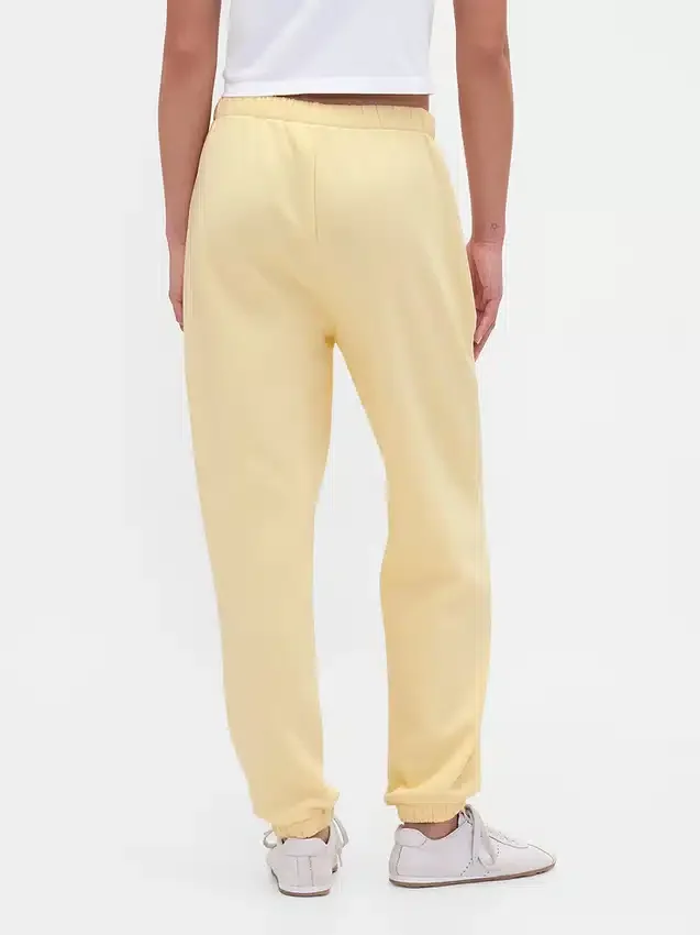 Vintagesoft-joggingbroek met hoge taille en relaxte pasvorm