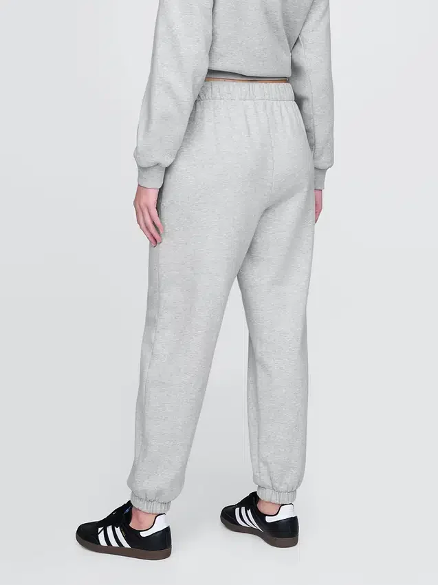 Vintagesoft-joggingbroek met hoge taille en relaxte pasvorm