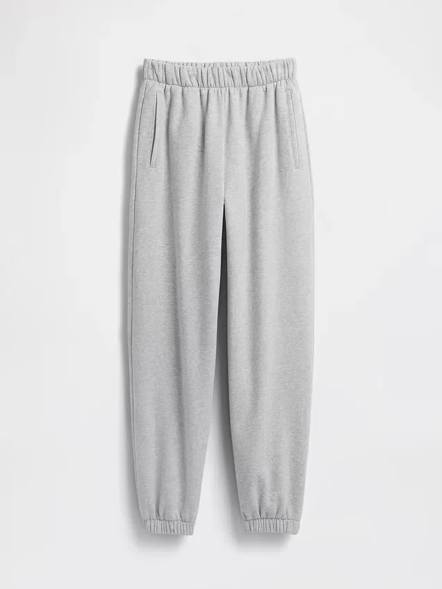 Vintagesoft-joggingbroek met hoge taille en relaxte pasvorm