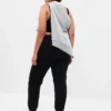 Vintagesoft-joggingbroek met hoge taille en relaxte pasvorm