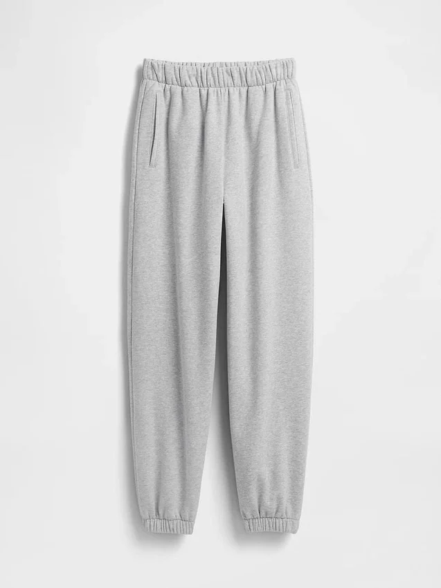 Vintagesoft-joggingbroek met hoge taille en relaxte pasvorm