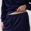 Vintagesoft-joggingbroek met hoge taille en relaxte pasvorm
