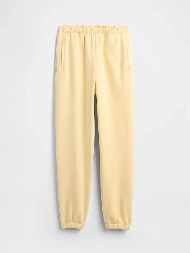 Vintagesoft-joggingbroek met hoge taille en relaxte pasvorm