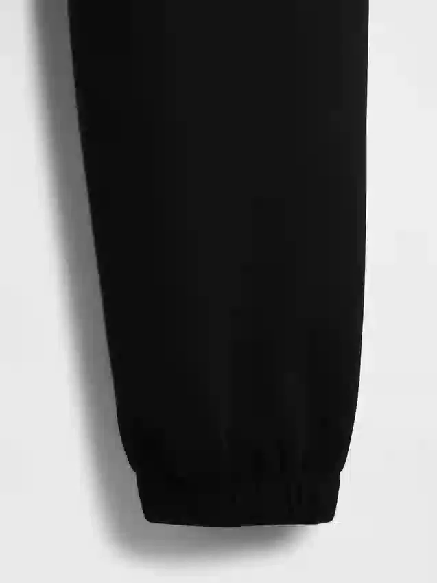 Vintagesoft-joggingbroek met hoge taille en relaxte pasvorm