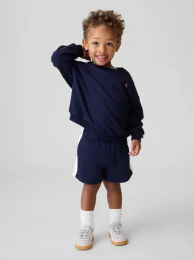 Vintagesoft-outfitset met strepen van badstof voor Baby & Peuter