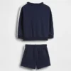 Vintagesoft-outfitset met strepen van badstof voor Baby & Peuter