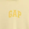 Vintagesoft oversized cropped hoodie met logo