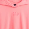Vintagesoft oversized cropped hoodie met logo