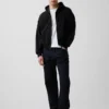Vintagesoft oversized cropped hoodie met rits