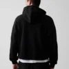 Vintagesoft oversized cropped hoodie met rits