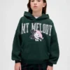 Vintagesoft oversized Hello Kitty-hoodie voor kinderen