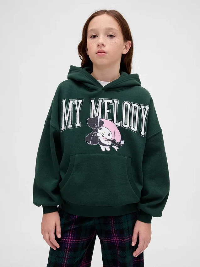 Vintagesoft oversized Hello Kitty-hoodie voor kinderen