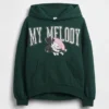 Vintagesoft oversized Hello Kitty-hoodie voor kinderen