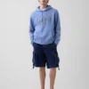 Vintagesoft oversized hoodie met Americana-logo