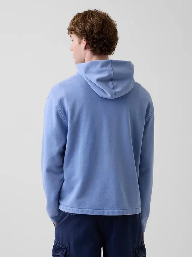 Vintagesoft oversized hoodie met Americana-logo